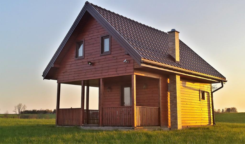 Domek Nad Jeziorem Lepaki Wielkie Exterior photo